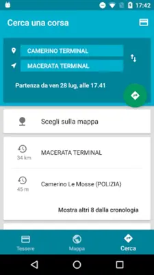 Contram Mobilità android App screenshot 2